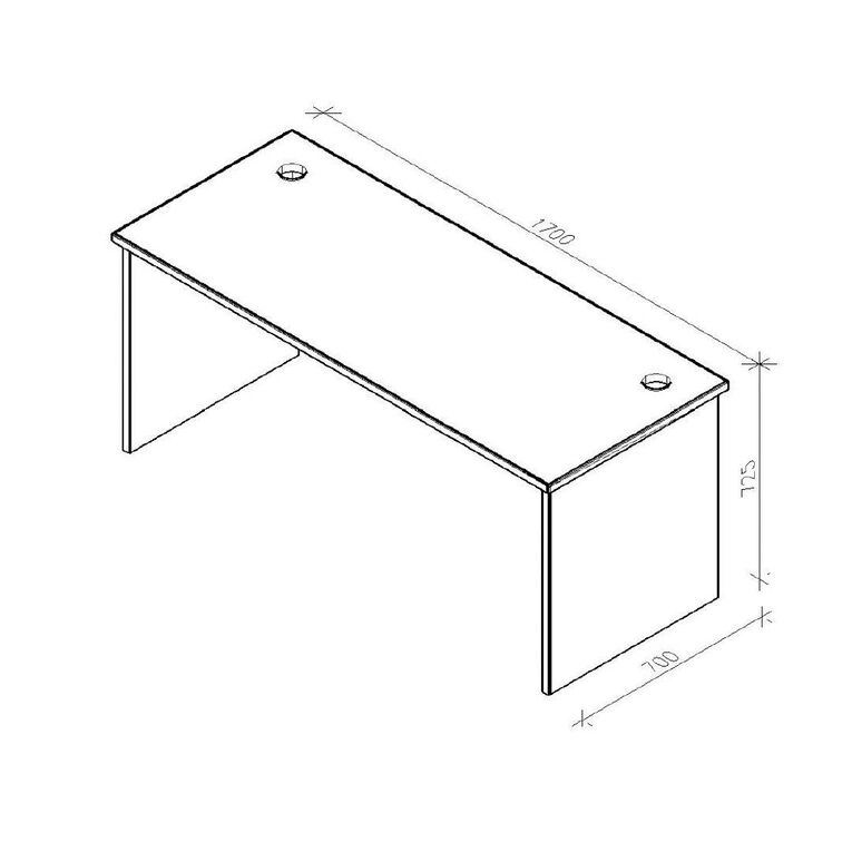 Zealand Desk 1700 x 700 Coronet Beech