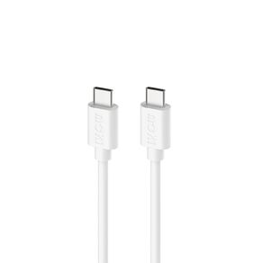 Moki USB-C to USB-C SynCharge Cable 1m - Classic White