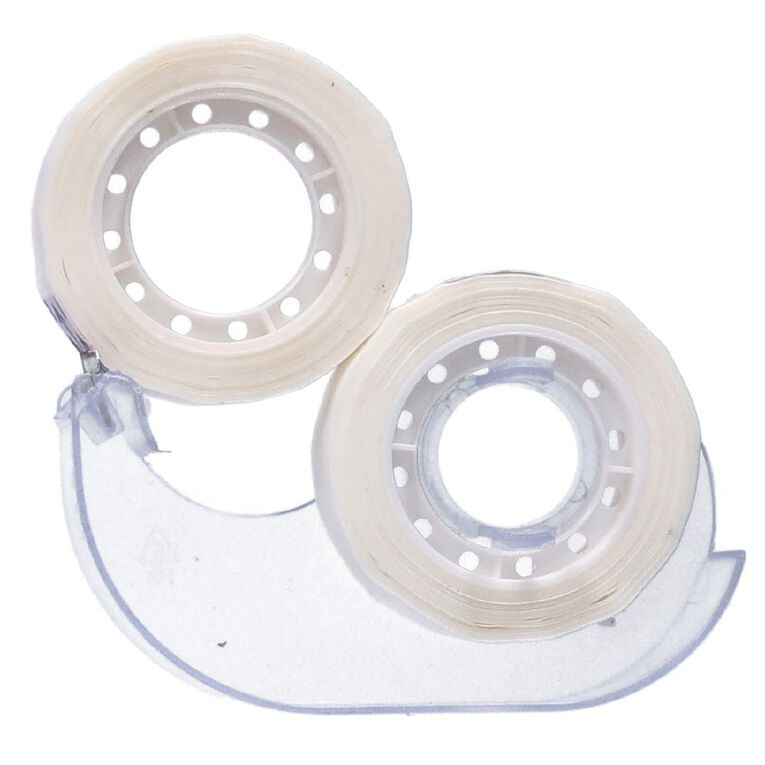 WS Clear Tape With Dispenser Refill 12mm x 25m