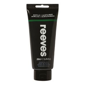 Reeves Fine Acrylic Mars Black 630 200ml
