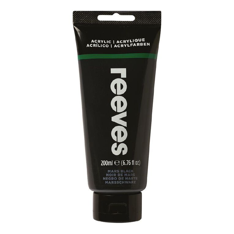 Reeves Fine Acrylic Mars Black 630 200ml