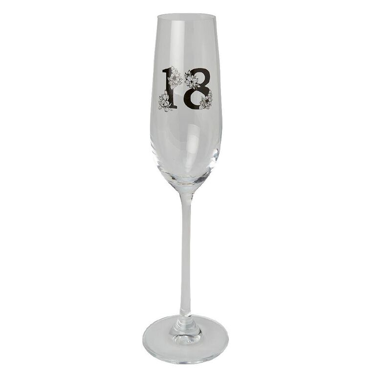 Party Inc 18th Champagne Flute 250ml