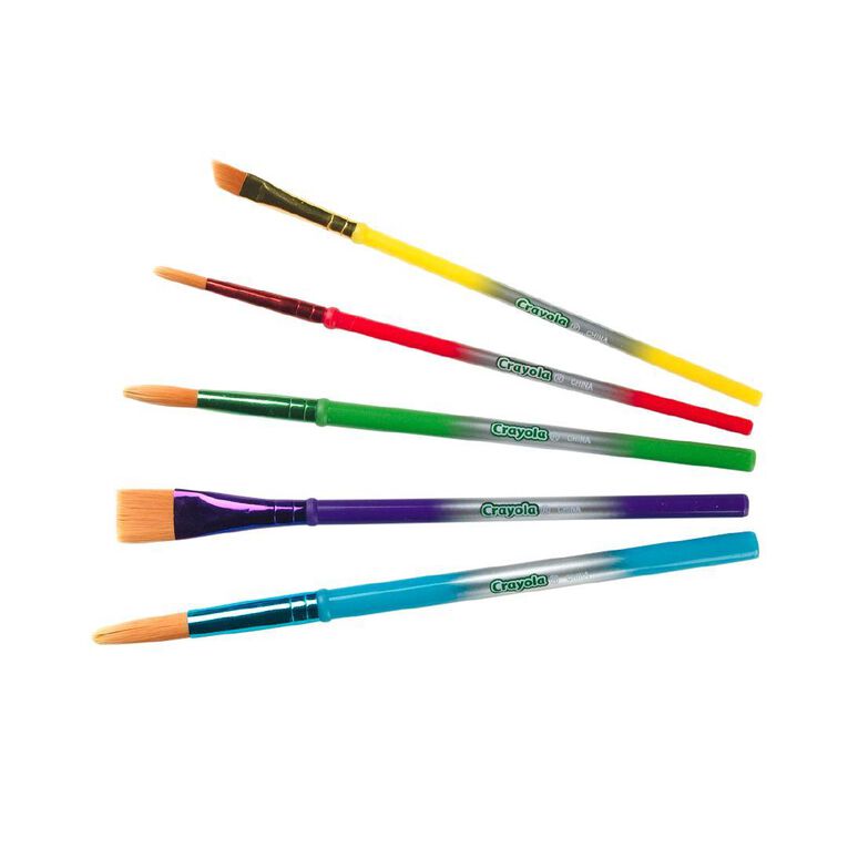Crayola 5 Pack Art & Craft Paint Brushes