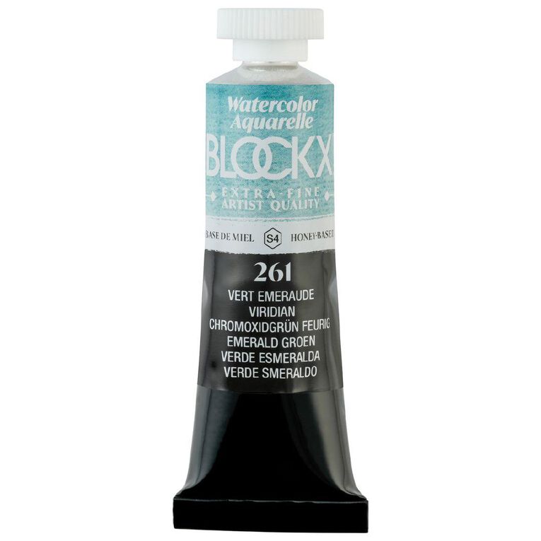 BLOCKX Watercolour Tube 15ml S4 261 Viridian