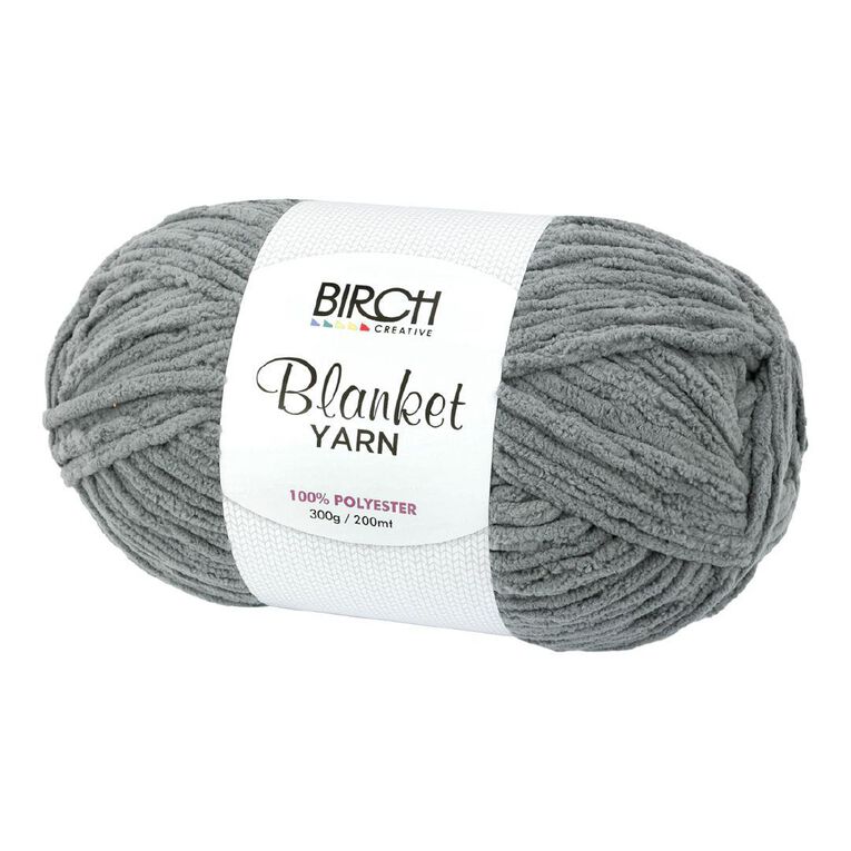Birch Blanket Yarn 100% Polyester 300G Grey