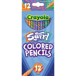 Crayola Swirls Colored Pencils 12 Pack
