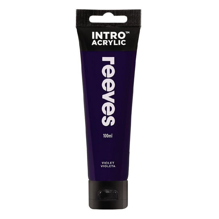 Reeves Intro Acrylic Paint Violet 100ml
