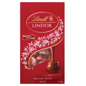 Lindt Lindor Milk Pralines Pouch 125g