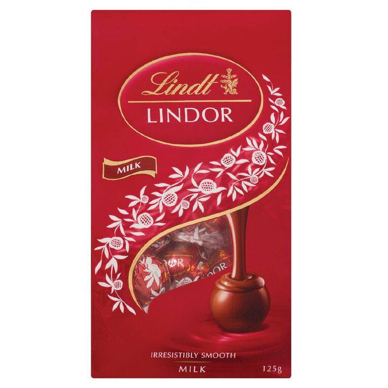 Lindt Lindor Milk Pralines Pouch 125g