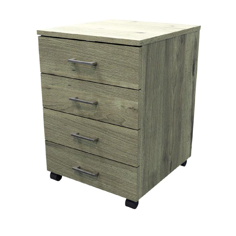 Zealand 4 Drawer Mobile Coronet Beech