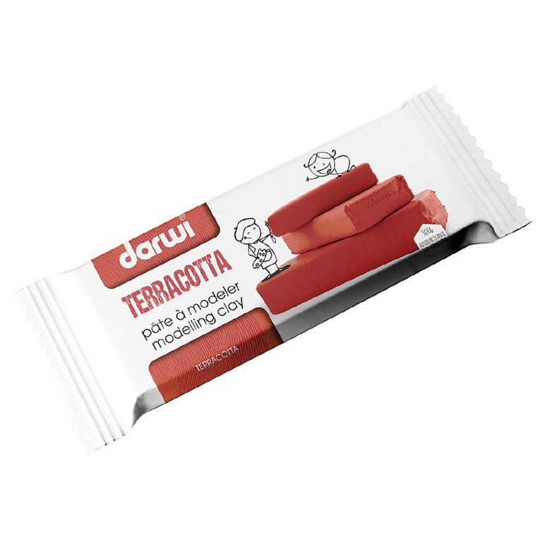 Darwi Modelling Clay 500g Terracotta