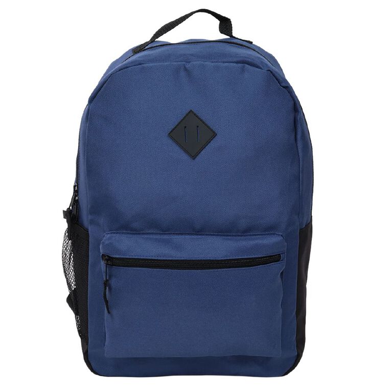 H&H Senior Backpack Plain Navy 14L