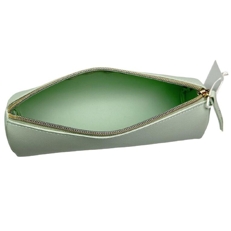 Uniti Stationery Elegant Simplicity PU Pencil Case Mint Green