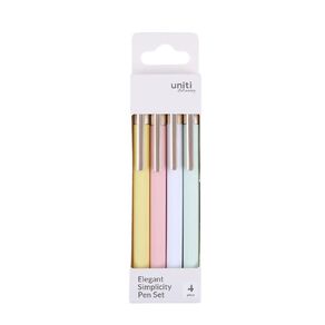Uniti Stationery Elegant Simplicity 4 Piece Pen Set