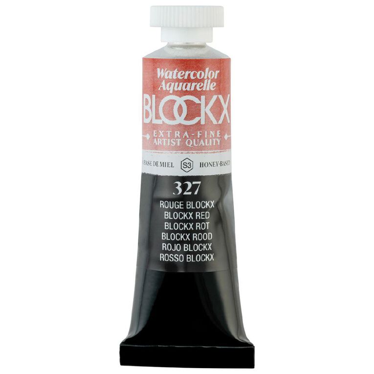 BLOCKX Watercolour Tube 15ml S3 327  Red Red