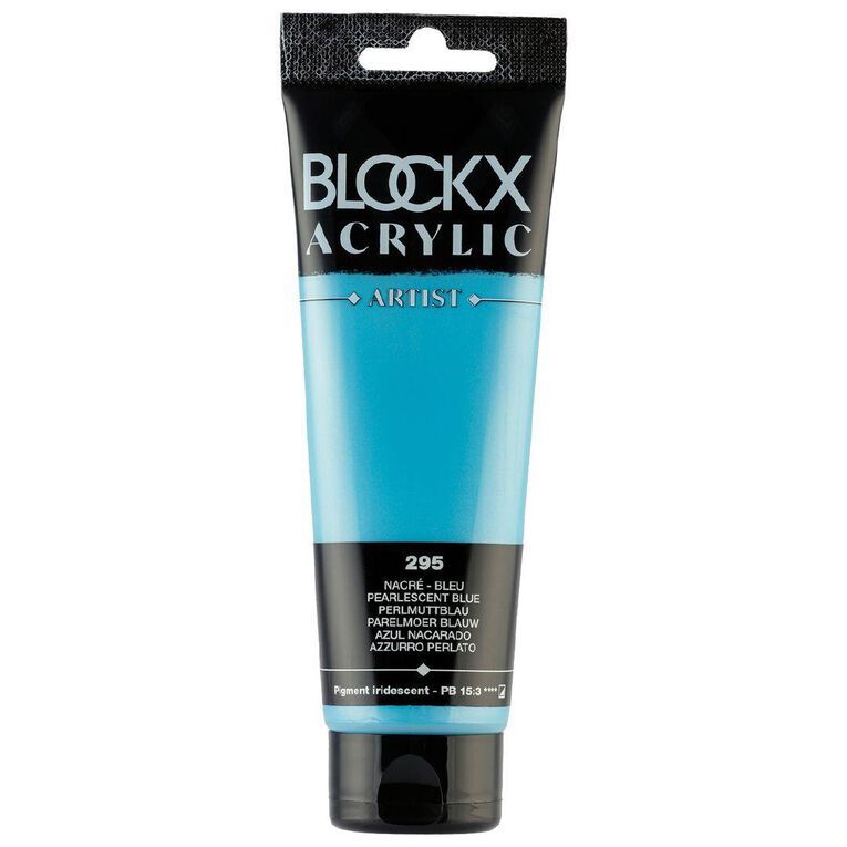 BLOCKX Acrylic Tube Pearlescent Blue 120ml