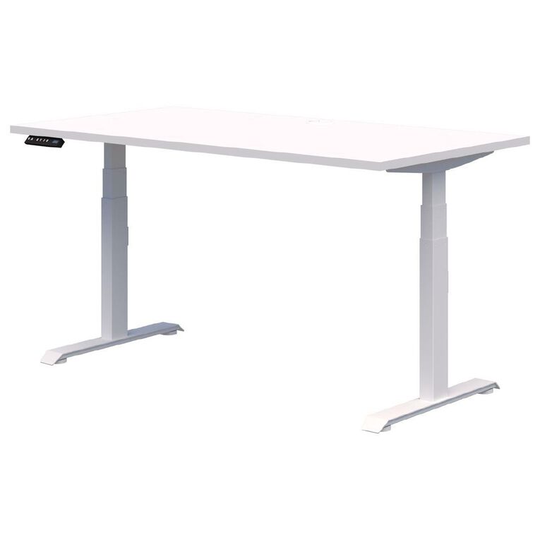Rapid Premium Electric Desk 1200 x 700 White