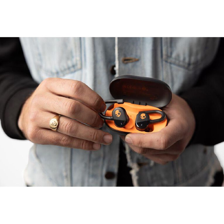 Skullcandy Push Play Active True Wireless Earbuds Black/Orange