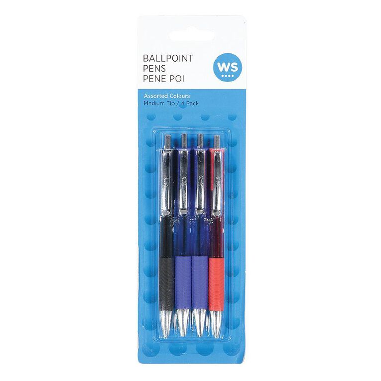 WS Smooth Ball Pen 4 Pack