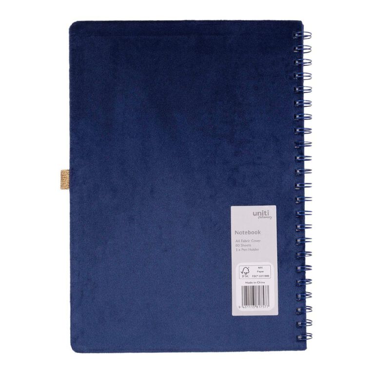 Uniti Stationery Multi Colour Wave A4 Notebook