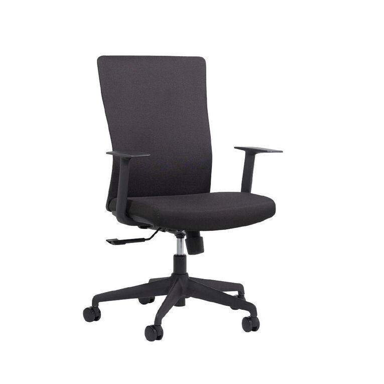 Knights Blade Fabric Chair Black