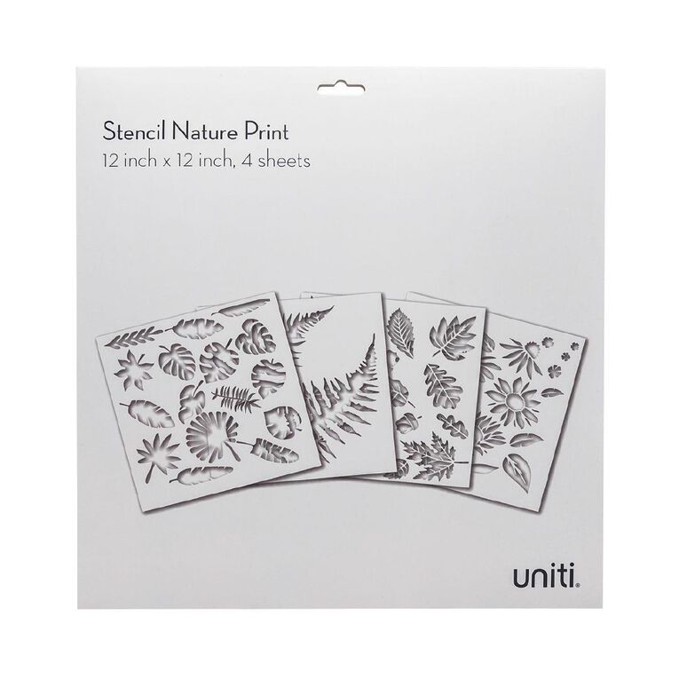 Uniti Stencils Nature 4 Set 12 inch