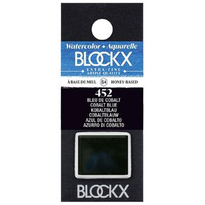 BLOCKX Watercolour Half Pan S4 452 Cobalt Blue
