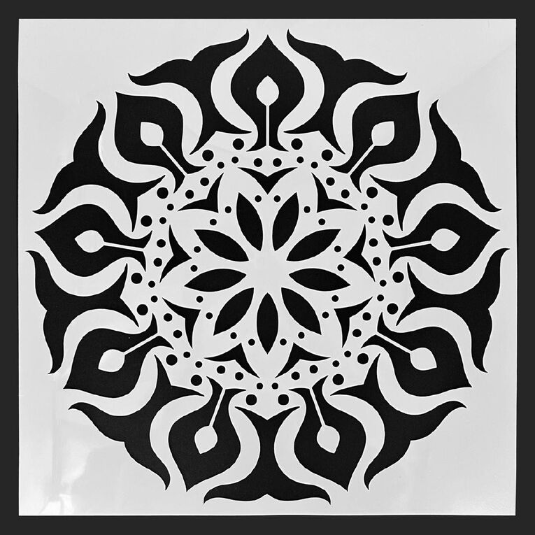 Uniti Stencils Mandela 4 Set 12 inch