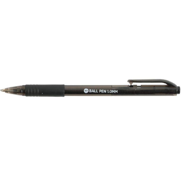 WS Classic Ball Pens Assorted Colours 12 Pack