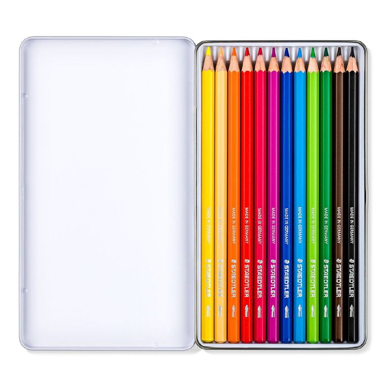 Staedtler Design Journey Water Colour Pencil Tin 12 Pack