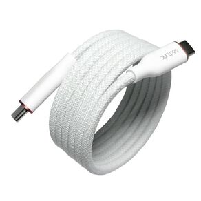 Tech.Inc C To C 1.2m Magnetic Braided Cable White
