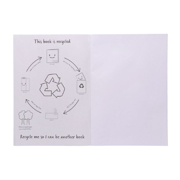WS Scrapbook 320mm x 220mm Unruled 24 Leaf Green