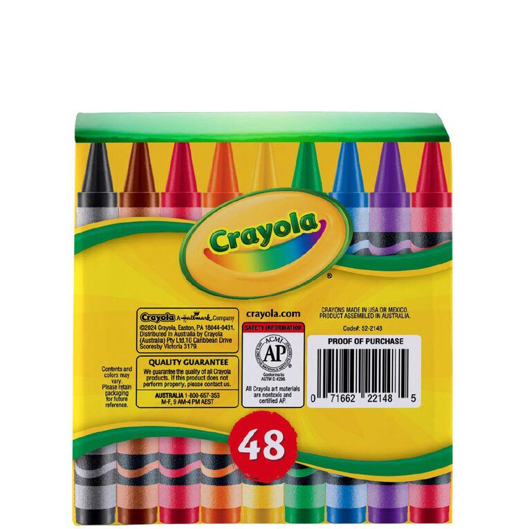 Crayola 48 Pack Large Crayon Deskpack