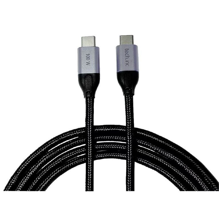 Tech.Inc 100W USB C Cable 1m Black