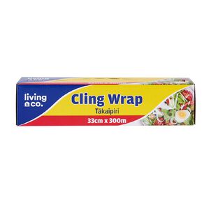 Living & Co Cling Wrap with Dispenser 300m