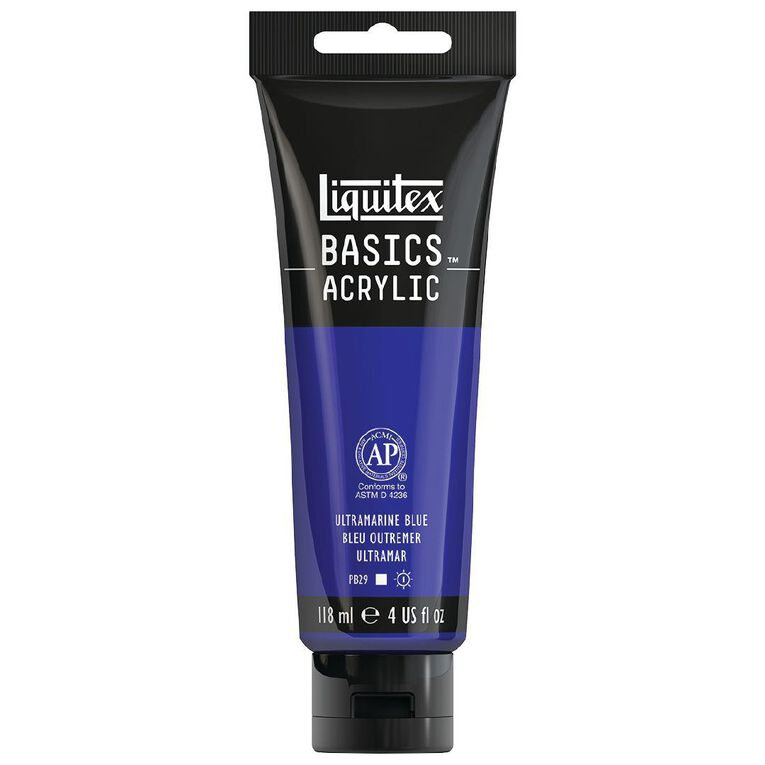 Liquitex Basics Acrylic 118ml Ultramarine Blue