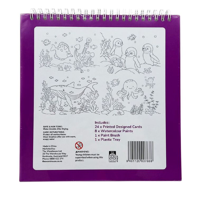 Uniti Kids Watercolour Book Set
