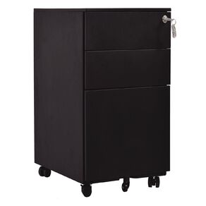 Jasper J Emerge 3 Drawer Slim Metal Mobile 310 x 472 x 610MM