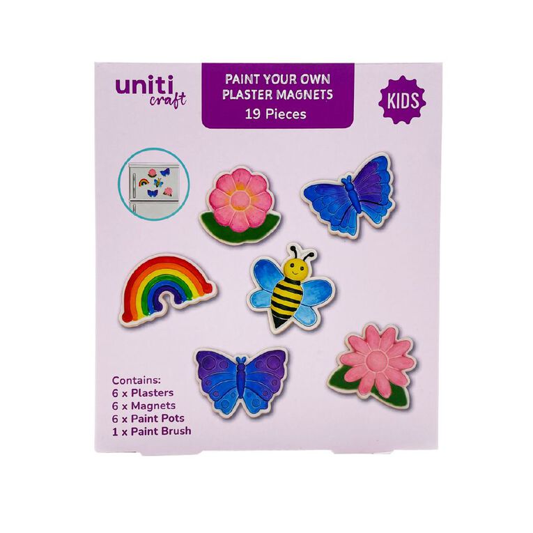 Uniti Craft Kids Paint Your Own Plaster Magnets