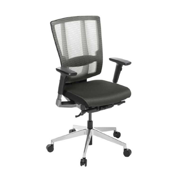 Eden Cloud Ergo Mesh Highback Chair with Arms and Alloy Base