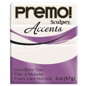 Sculpey Premo Accent Clay 57g Pearl White