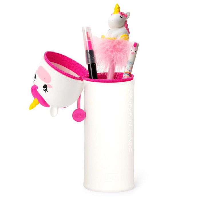 Legami 2-in-1 Silicone Pencil Case Kawaii Unicorn