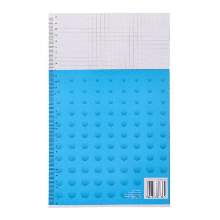 WS Roll Book 330mm x 205mm 7mm Quad 28 Leaf Blue