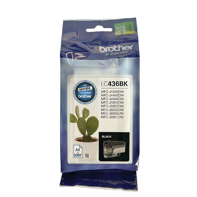 Brother Ink LC436BK Black 3000 Pages