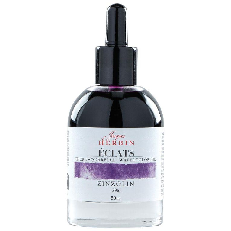 Jacques Herbin Eclats Watercolour Ink 335 Zinzolin 50ml