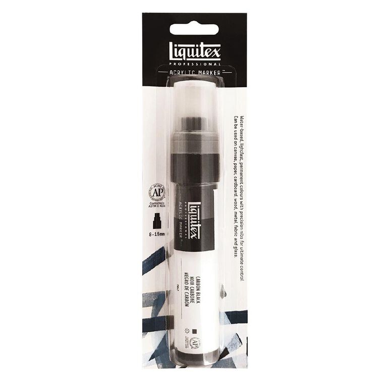 Liquitex Professional Acrylic Marker 15mm Carbon Black