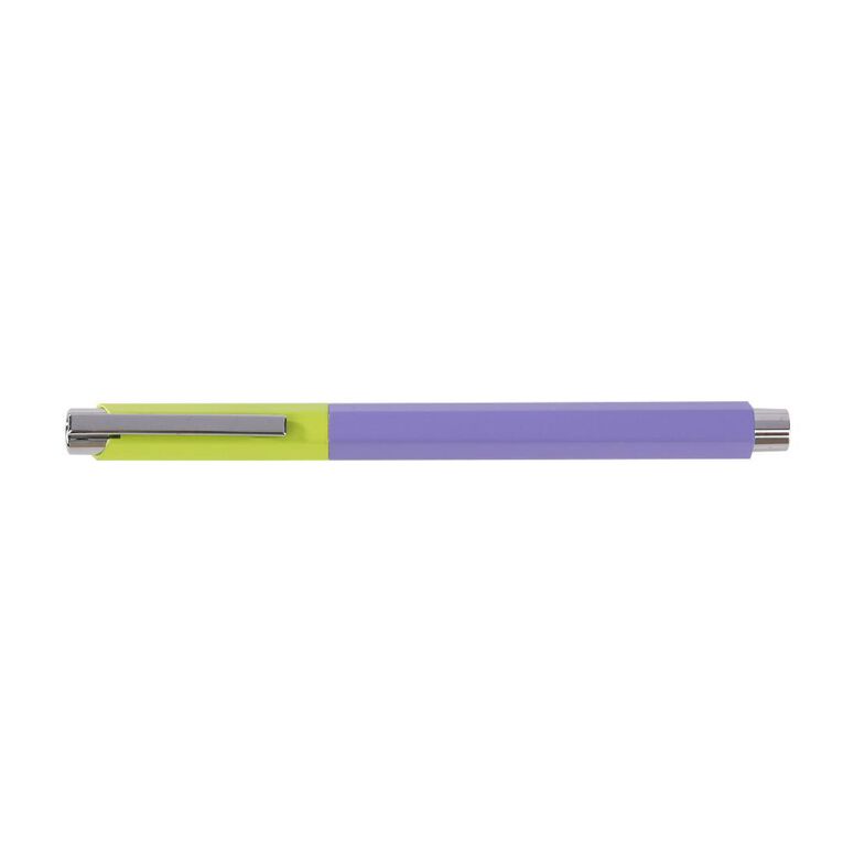 Uniti Stationery Brights Green And Purple Pen