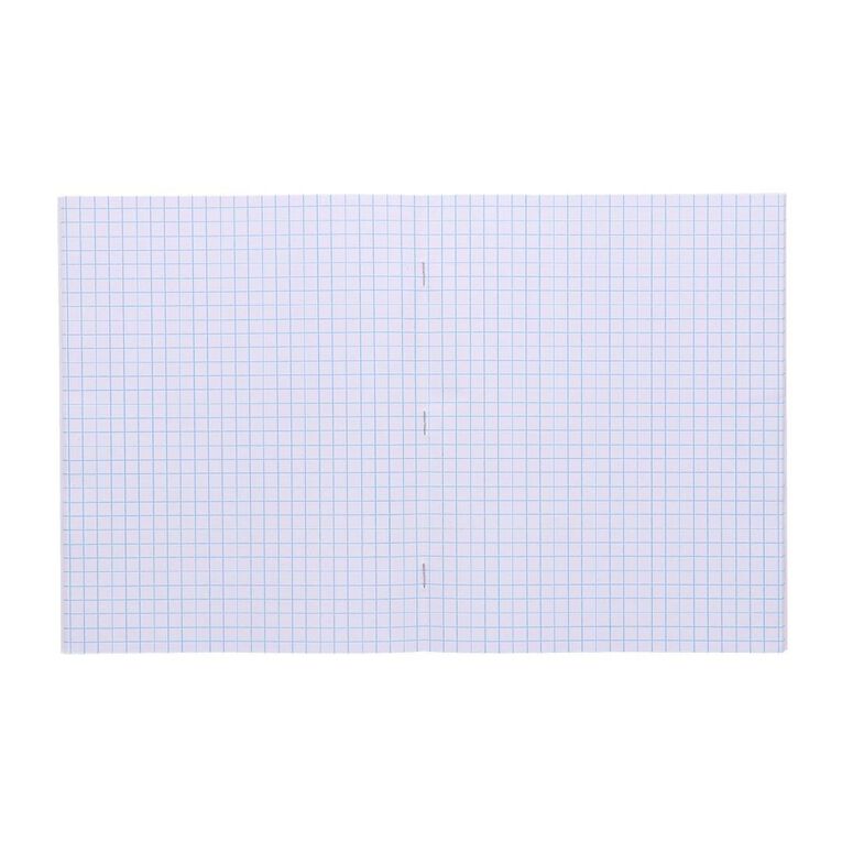 WS Exercise Book 1E4 7mm Quad 28 Leaf Blue