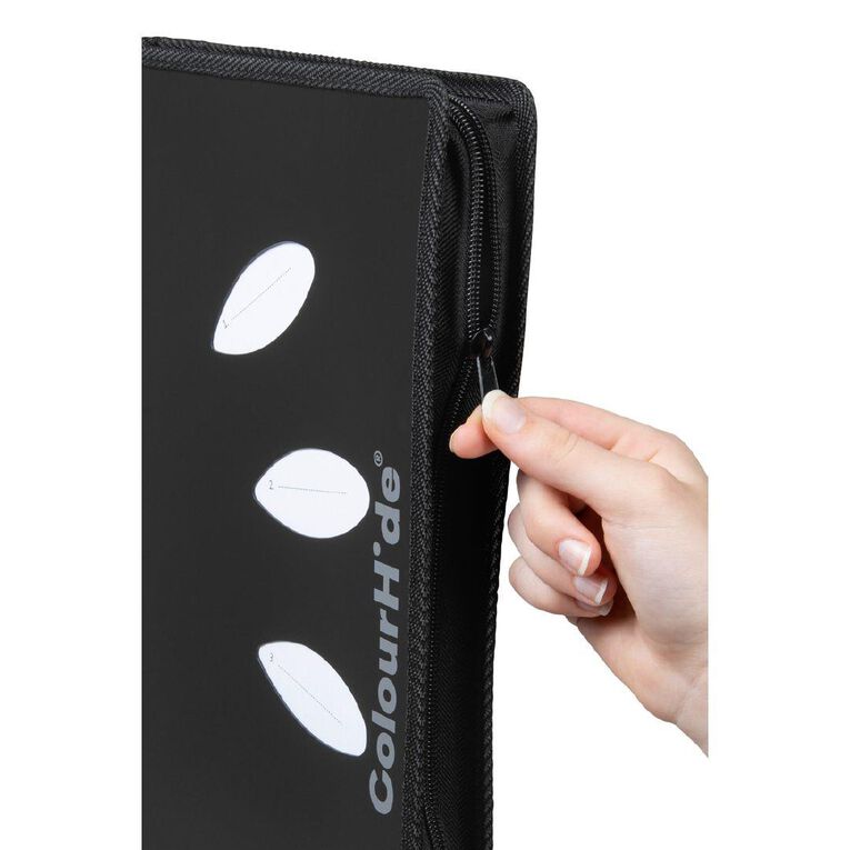 ColourHide My Zip Binder Black