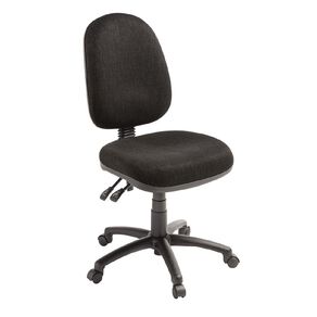 Eden Eden Tag 3 Lever Highback Ergonomic Chair Ebony
